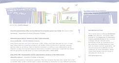 Desktop Screenshot of aestheticsofplay.org